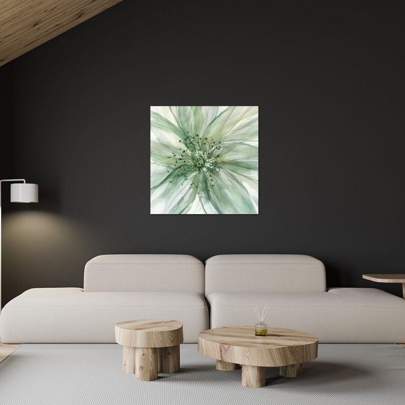 «Macro Sage Flower II» par Carol Robinson - impression non encadrée, H 24 po x l 24 po x P 0,25 po