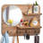 Key Holder For Wall With Shelf,Wooden Key Rack With Key Hook With Mirror And 4 Key Hooks For Rustic Entrances Hallways Living Rooms And Bedrooms 16"X12"-111565543