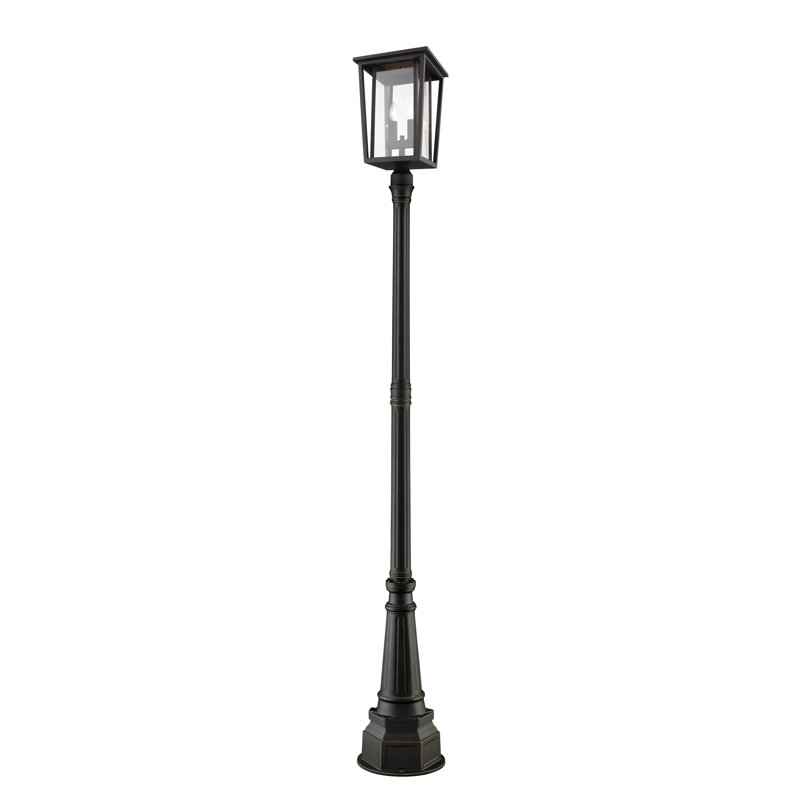 Lampadaire 101,5 po 2 lumières Amreet, Bronze huilé