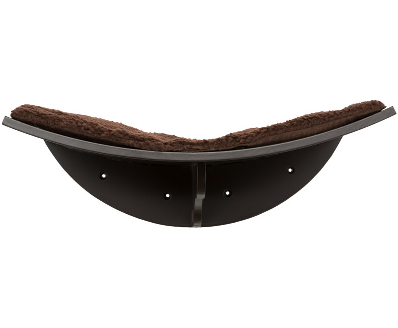 Trixie Lea XXL perchoir mural, tablette pour chat, lit pour chat, chaise longue pour chat, mobilier pour chat, Espresso brun