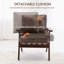 Ensemble de salon modulaire inclinable manuel et électrique en similicuir 8 pièces avec console 8 pièces-25954662