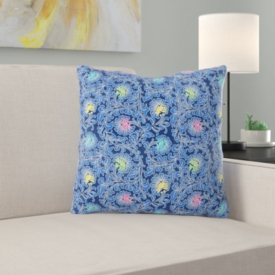 Dockery Floral Design Throw Pillow
