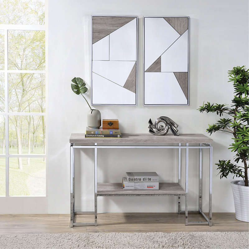 Console de salle à manger en chêne naturel moderne 1 pièce