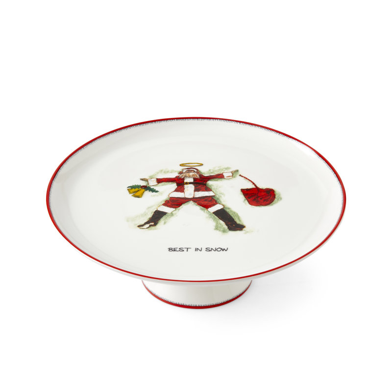 Doodles Best in Snow Cake Stand
