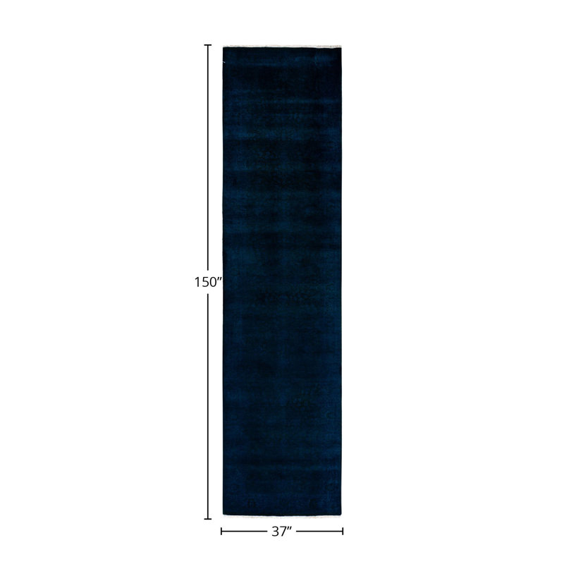Daniya One-of-a-Kind 3' 1" X 12' 6" Hand Knotted Area Rug