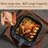 Air Fryer with Colour LCD Display Touchscreen with Cooking Window,Broil,Roast,Dehydrate,Bake,Black-99316000