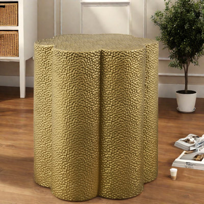 Iron Top End Table
