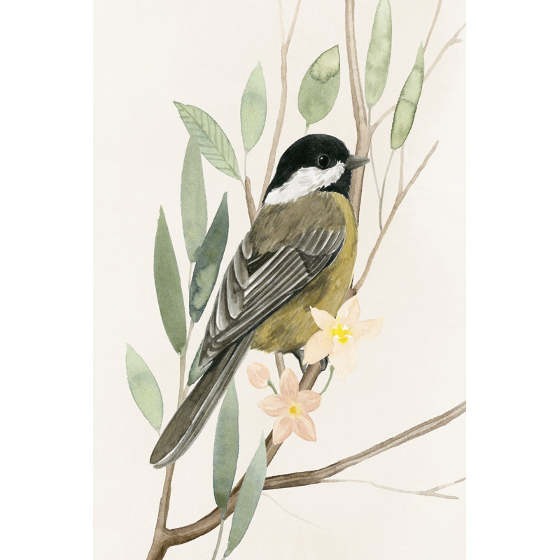 «Tree Toppers III» par Grace Popp - peinture sur toile tendue, H 12 po x l 8 po