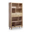 Bromo 190cm H x 100cm W Solid Wood Standard Bookcase
