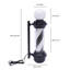 Enseigne lumineuse rotative 2 lumières Barber Shop (noir et blanc)