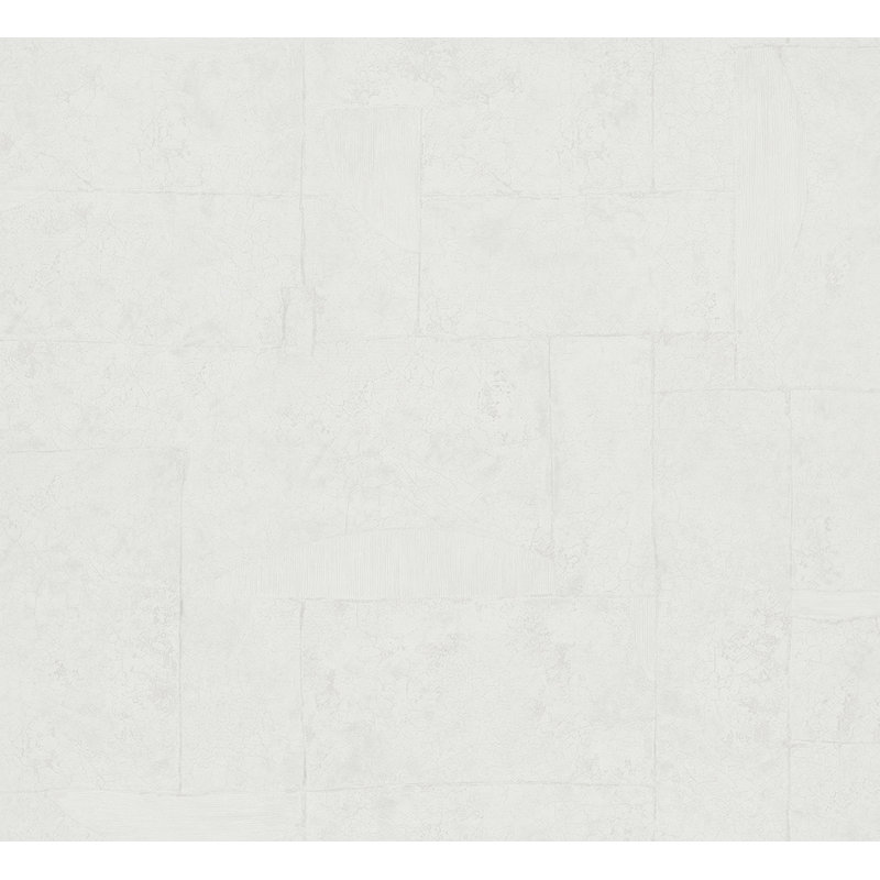 Rouleau de papier peint L 33 pi x l 27 po Carmilla, Blanc