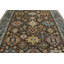 Tapis tribal turc gris et bleu 9 x 13