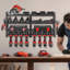 Support de rangement mural pour outils électriques 4 couches 8 supports pour perceuse