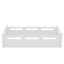Full Size Floor Platform Bed with Full-length Guardrails, Low Profile Queen Bed Frame with Wood Slats Support, No Box Spring Needed, Natural-1278975251-1278975250