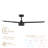 Breeze Collection Smart Indoor and Outdoor 52in 3-Blade Ceiling Fan with Remote Control Works With iOS or Android App-2019932934