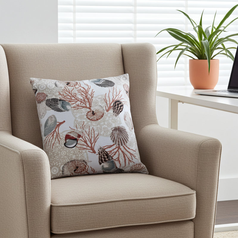 Square Pillow Cover & Insert, 16" x 16"