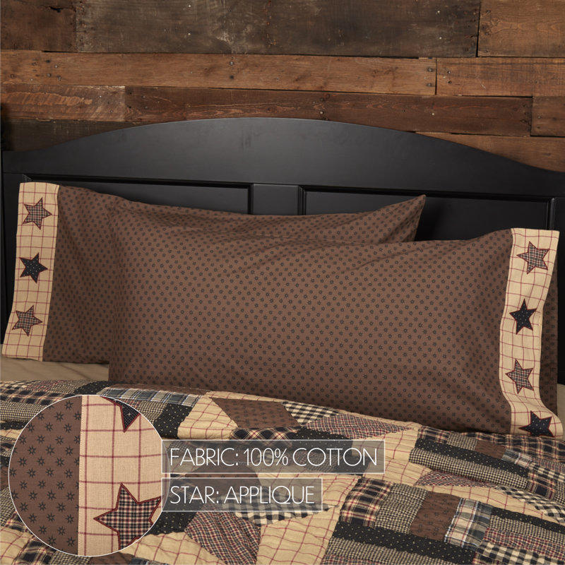 Bingham 100% Cotton - Set of 2, King Pillowcase Set