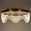Plafonnier encastré en verre Hampson