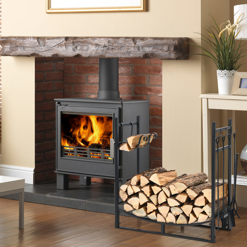 Sheran 30'' W Metal Log Rack
