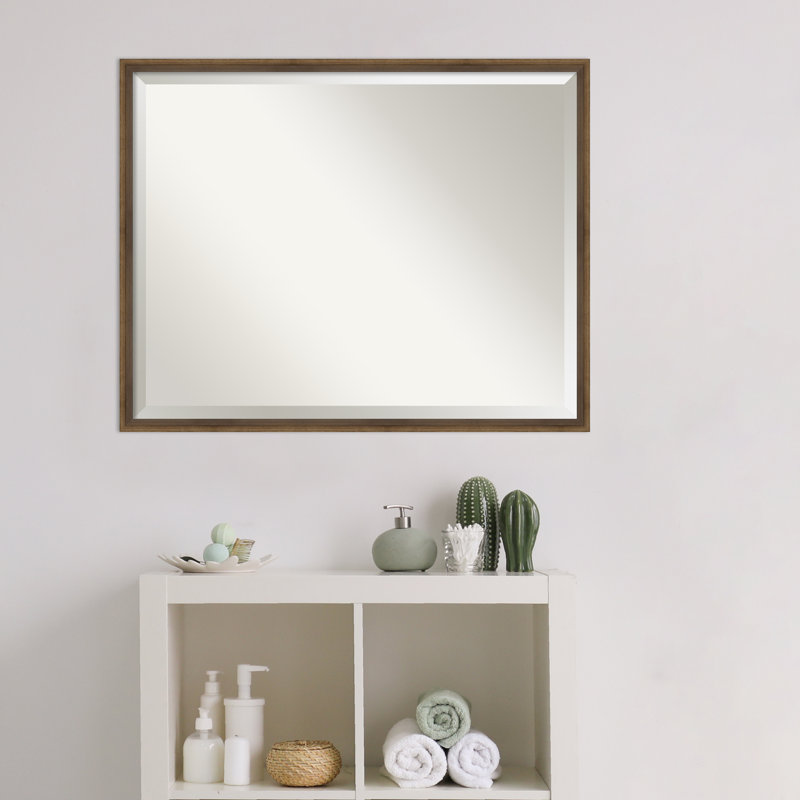 Miroir de salle de bain Mettawa, Bronze, 23,25 po x 29,25 po
