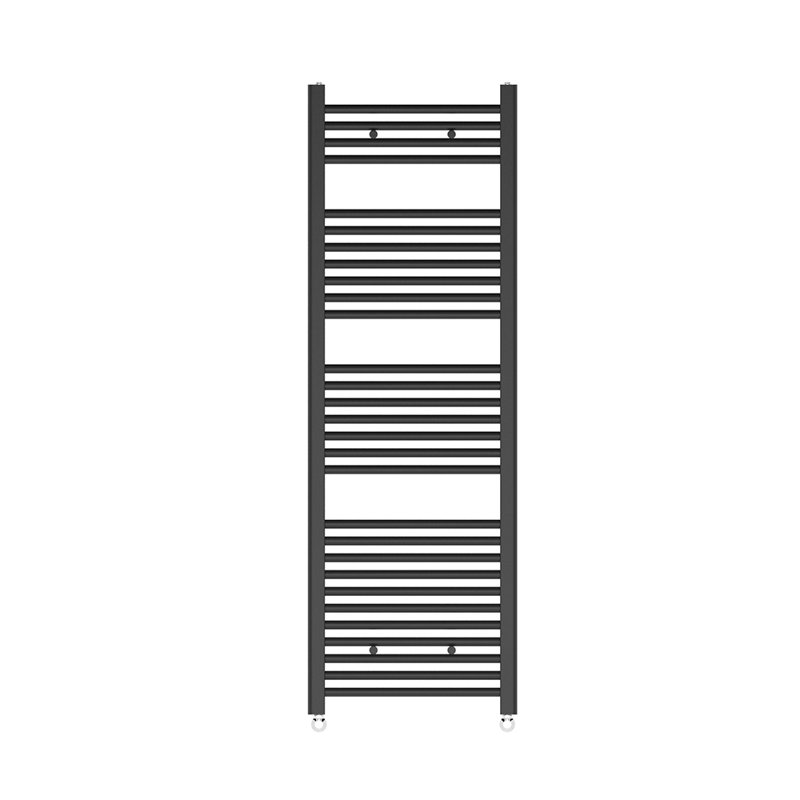 Straight Towel Rail Heated Towel Rails, Anthracite, 150 cm H x 50 cm W x 3 cm D