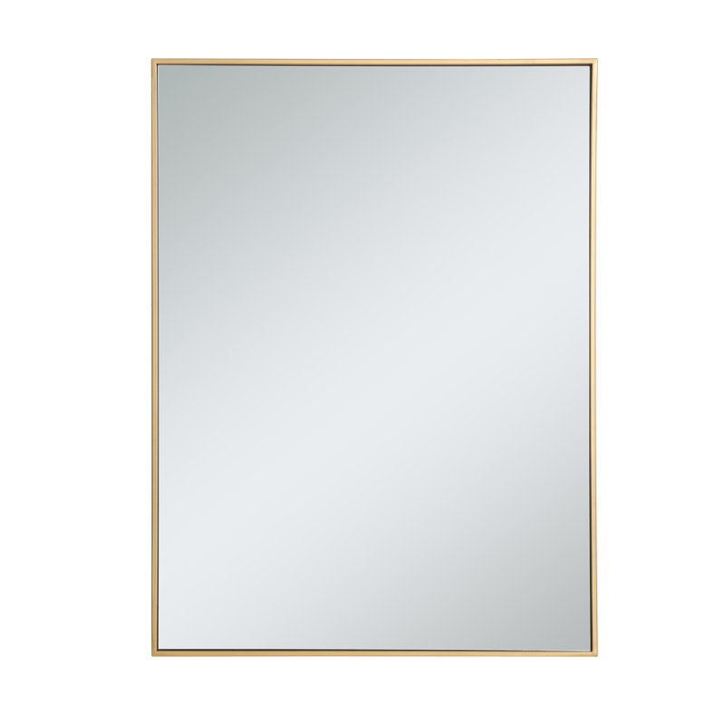 Miroir mural Sabine, 40 po x 30 po, Laiton