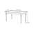Solid wood oak dining table-108223519