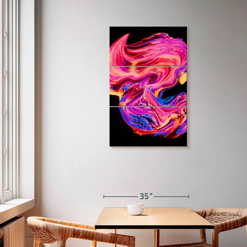 Peinture abstraite Avery, H 57 po x l 36 po