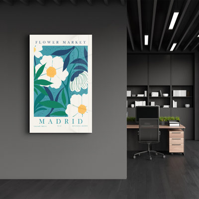 Elegant Tempered Glass Painting, 27.6 x 43.3 Inches | 100% Tempered Glass, Thickness: 0.16 Inches | UV Printed Artwork, Perfect for Home Decor & Modern Interiors, Stunning Visuals for Any Room