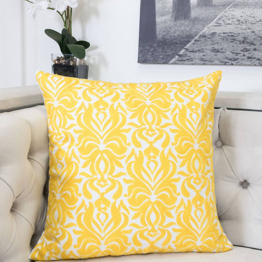 Indoor/Outdoor Cotton Throw Pillow Homey Cozy