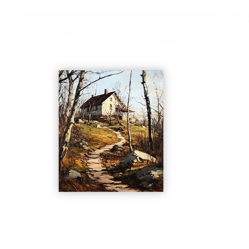 Art mural rétro sur toile 20 "x 24"