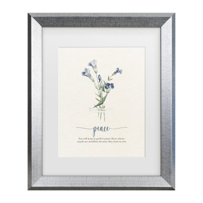Bolog Wild Apple Portfolio Affirmations IV Tape Matted Framed Art