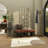 Mahnaz Metal Gold Wall Mirror with Diamond and Hexagon Shaped Mirrors
