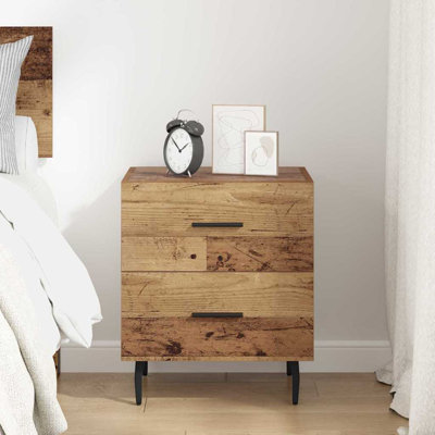 Bedside Cabinet 40 X 35 X 47.5 Cm Engineered Wood