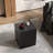1Pc Wood-Look Square-Column End Table, Patio Table