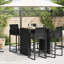 Grande table de bar en rotin Vidaxl-116118491-116118492