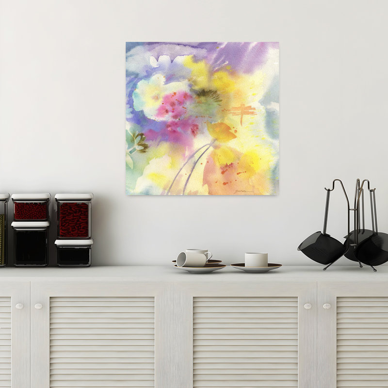 Libellule, art floral contemporain, H 18 po x l 18 po