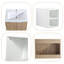 Ensemble de meuble-lavabo double mural 60 po avec lavabo en résine Acorn-1785084044-1796464839