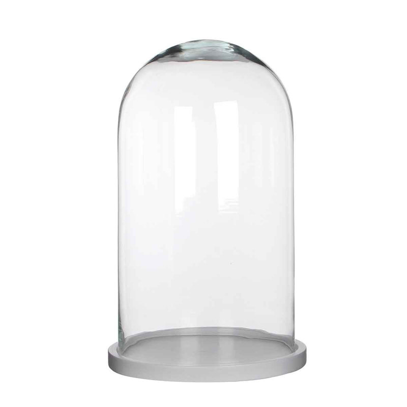 August Grove Glass Cover, Grey