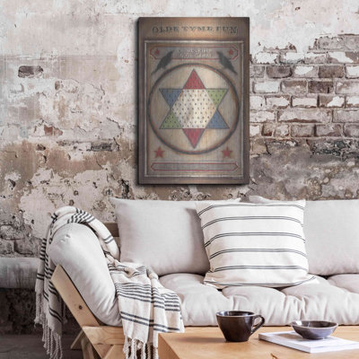 " Olde Tyme Chinese Checkers " Print