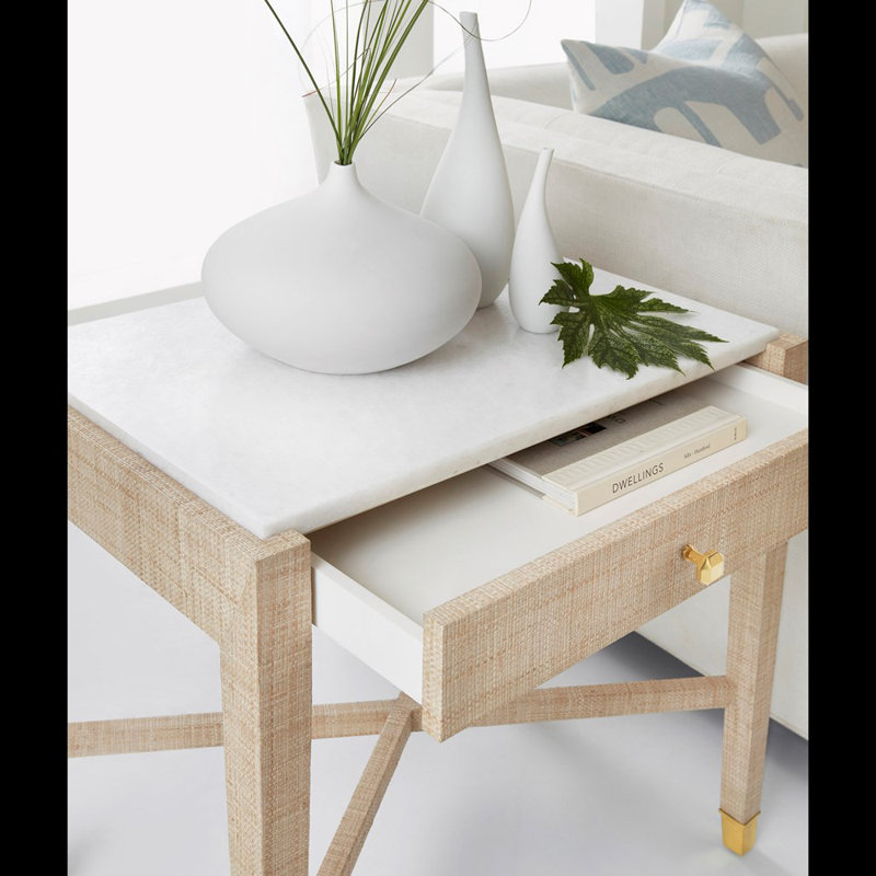 Palmetto Stone End Table