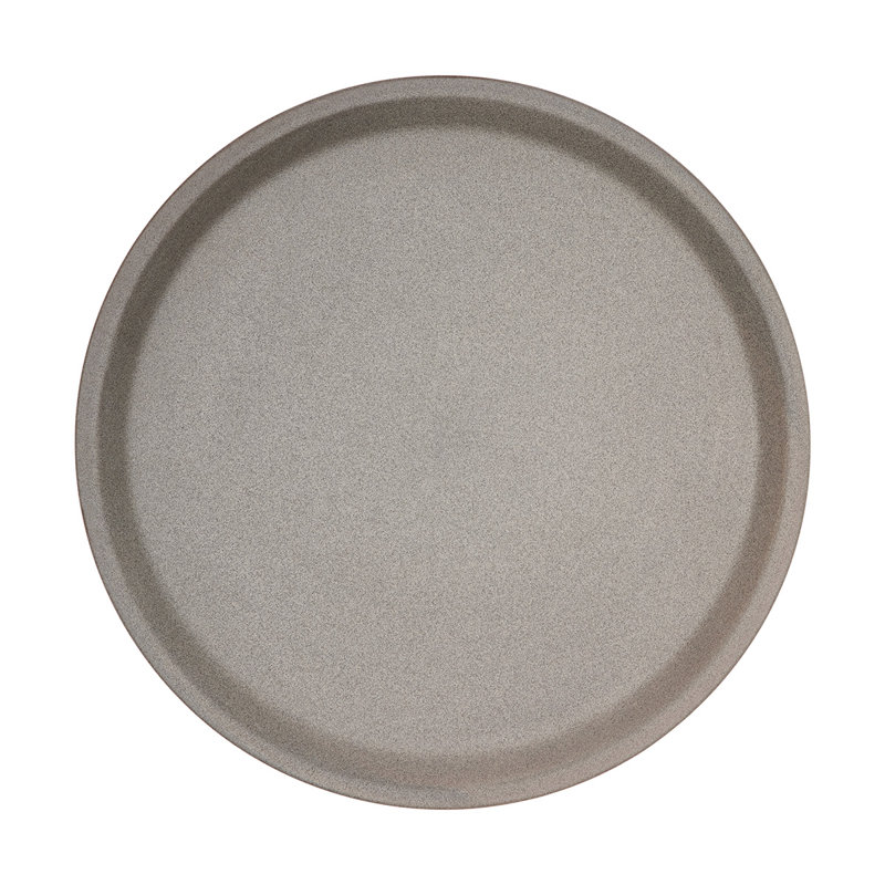Yuka Handmade Terracotta Dinner Plate, Stone