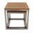 Ellie-Maye Square Teak Outdoor Coffee Table , 18.5'' in. W 18.5'' in. D