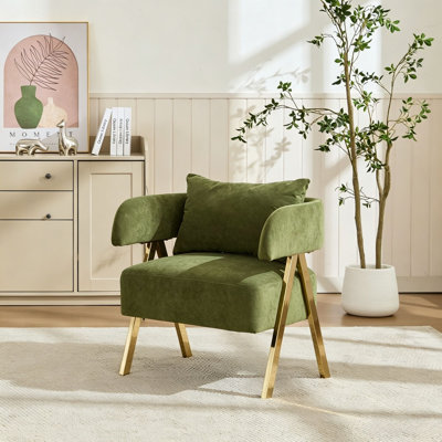Modern Barrel Accent Chair