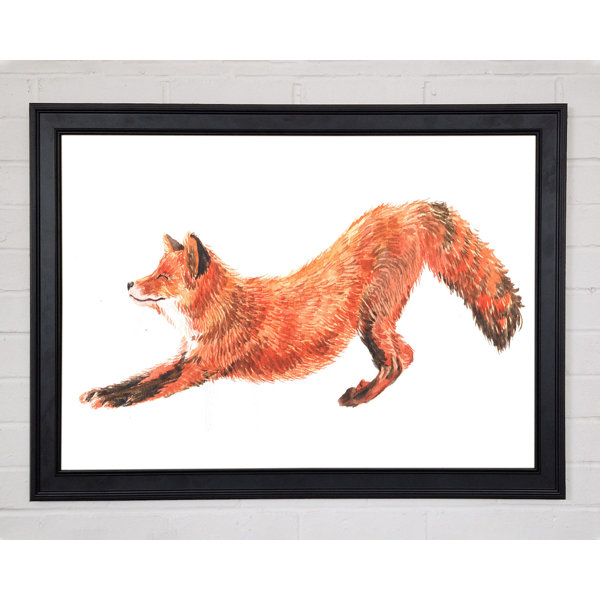 Union Rustic The Fox Crouching - Single Picture Frame Art Prints ...