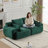 Modern Memory Foam Compressed Sofa,2 Seater Large Sectional Couches For Living Room,Pet-Friendly Cloud Modular Sectional Sofa,Corduroy Fabric,Extra Deep Loveseat,No Assembly Required-1164053426