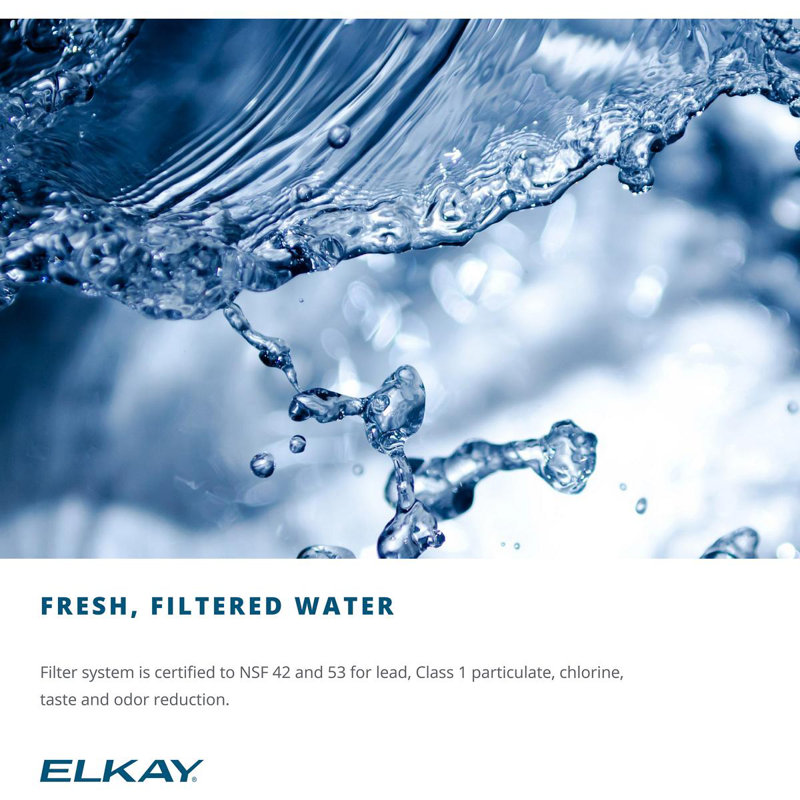 Elkay Wall Mount Drinking Fountain, Unprepped