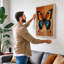 Symmetrical Butterfly Study Boho - Wrapped Canvas-1452777059-1452777045