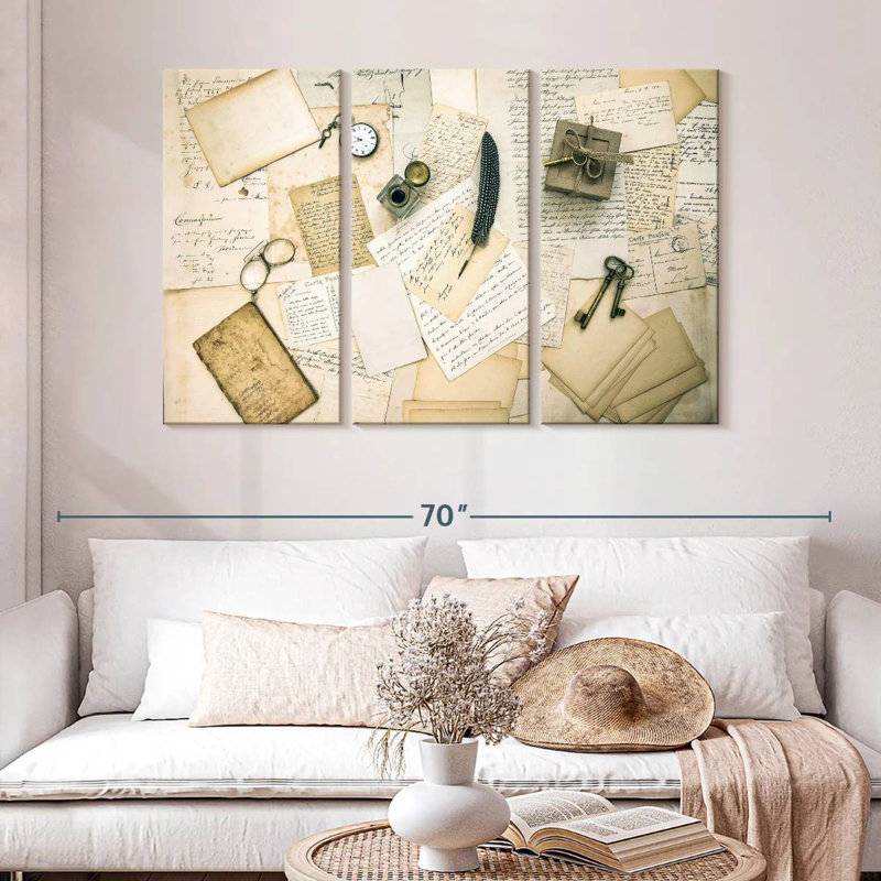 Senne Antique Letters, 32" H x 50" W