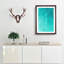 Plane In The Sky Painting - Single Picture Frame Print on MDF-56862764-56862765